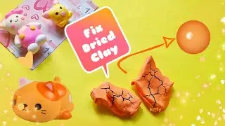 Fix Dried Foam / Squishy Clay - Reuse Dried Clay