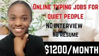 Удаленная работа на дому. Онлайн-вакансии по набору текста для тихих людей. Открыт набор прямо се...