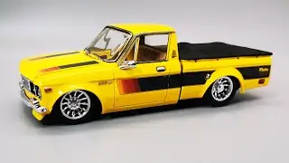 Сборка мини-грузовика Lowrider: Chevy Luv от Monogram &mdash; шаг за шагом