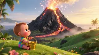 Hawaii Volcano Baby Magic 🌋👶 Fun Kids Song | Volcano Adventure & Playtime