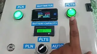 uji coba box panel plts auto backup 24v 1000w a/n Hari Maghfiroh