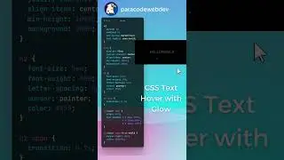 Breaking Through CSS: How to Get the Perfect Text Hover with Glow!