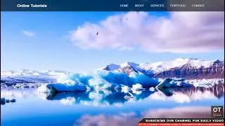 How to Create Transparent Navigation Bar with Cool Hover Effects   Html CSS tutorial For Beginner