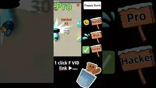 🤣NOOB vs PRO💦 vs HACKER✅ - Flappy Dunk | @PocketBear470
