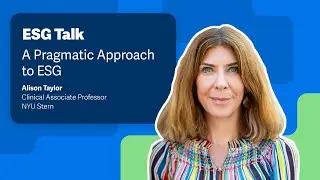 A Pragmatic Approach to ESG