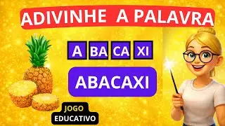 Adivinhe a Palavra 👀📚 Atividade Educativa para Crianças