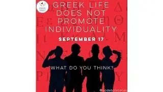 UA Debate - 2019_09_17 - Greek Life