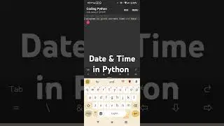 today Date & Time 