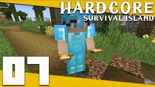 Minecraft: Hardcore Survival Island - 07 - Fighting a Pillager Raid! | Minecraft 1.14 Hardcore Mode