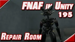 FNAF VR в Unity 195 Моделирование и текстурирование ремонтной комнаты Animatronic