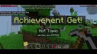 I forgot to by , 👋 (Minecraft server Sky block 100 days day 1 )