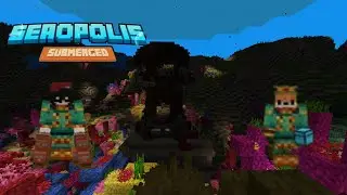 Explorando um Posto pillager com o Daniel no Minecraft Seaopolis Submerged