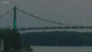 Anthony Wayne Bridge re-lit and sparkling bright than ever