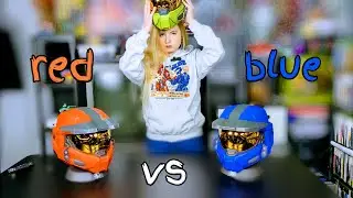 Halo Collector's Helmets Unboxing and Review: Red vs Blue Edition! Are they worth it?