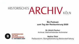 Podcast zum Tag der Restaurierung 2020