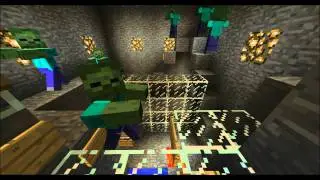 Minecraft - Testing Zombie AI [12w03a]
