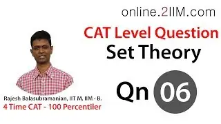 CAT Preparation - Set Theory Question 06