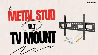 Metal Stud Tilt TV Mount