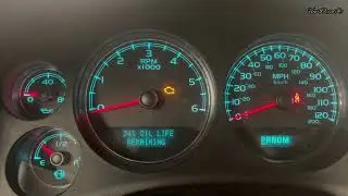 How To Reset Oil Life Chevy Suburban/2012 Chevy Suburban 1500 Oil Life Reset Procedure