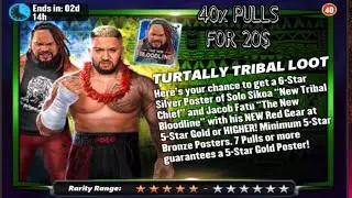 TURTALLY TRIBAL LOOT 40X PULLS FOR 20$ | WWE CHAMPIONS LOOT PULLS | SOMEONE MESSED UP AGAIN😂