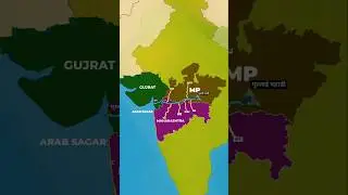 ताप्ती नदी Through MAP ANIMATION🌏  || TAPTI RIVER || #geography #mapping #taptiriver