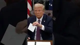Trump Discovers Letter From Biden in Oval Office Desk