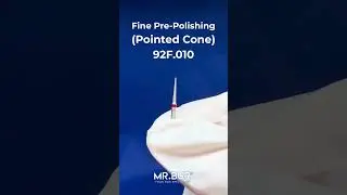 Fine Grit Pre-Polishing Pointed Cone Bur | Diamond Dental Bur