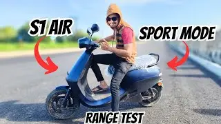 OLA S1 AIR RANGE TEST🔥IN SPORTS MODE | FIRST ON YOU TUBE😍