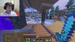 EPIC Minecraft Enderdragon fight!! Full Vod