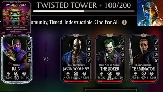 GUARANTEED DIAMOND! Twisted Tower Fatal 100 Boss Battle + Reward | MK Mobile