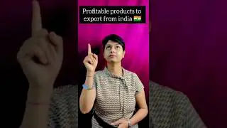 Profitable Products to Export From India #kdsushma #importexport #export #import #business