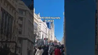 Crowds in Madrid City Center 😱
