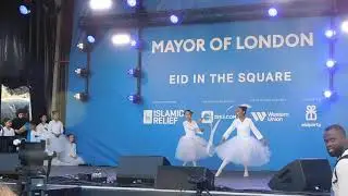 P2 Grace And Poise Academy Performing At The London Eid Celebration,Trafalgar Square.Sat 30/04/23