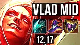 VLADIMIR vs LUX (MID) | Quadra, 7 solo kills, 65% winrate, Legendary, 13/2/2 | TR Diamond | 12.17
