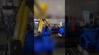 Factory gate valve installation