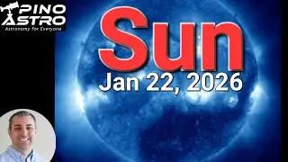 Sun in UV: Jan 22, 2026 #PinoAstro - Solar Dynamics Observatory - Flares, CME & Coronal Holes! #NASA