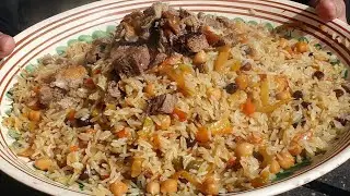 Плов на льняном масле по-таджикски. Простой и вкусный рецепт.
