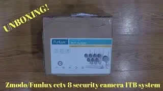 Crones Vlog Zmodo Funlux IP Security camera system unboxing