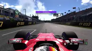 F1 2017 XBox One X Enhanced Gameplay - Canada Grand Prix with Crash