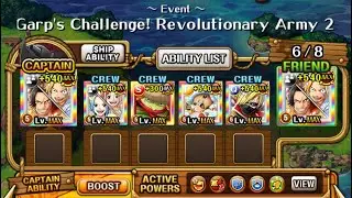Garp Challenge Revolutionary Army 2 | Ace & Sabo OPTC