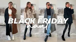 BLACK FRIDAY TRY-ON HAUL! Winter Staples | Julia & Hunter Havens