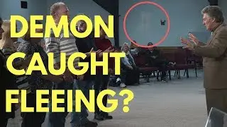 Demon Caught Fleeing On Video? - Mel Bond Prays - What Flew Away?