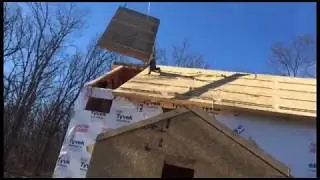 Sips Going Up on Timber Frame Home - Wentzville, Missouri