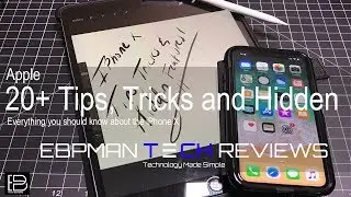 20+ Tips, Tricks and Hidden Features for the iPhone X!  You need to see!