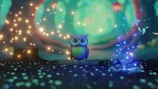 15 min Chill loop EDM Rainbow Owl. #chill #music #edm #vibe #electric #dance #mix #new #best #love