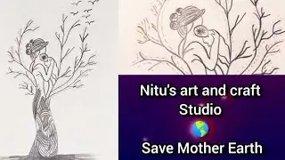 Save Mother Earth | Drawing | Pencil | Easy | Beautiful #motherearth