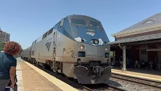Amtrak 194 & 153 in Alexandria ft. P40 #817