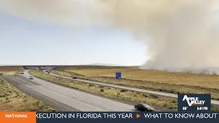 Area fire crews successfully contain large vegetation fire in Benton County