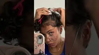 Penteado lateral lindo #hairstyle #curlyhair #penteados #cabeloslindo #cuidadocomcabelo #curls
