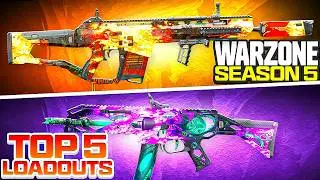 TOP 5 *META* LOADOUTS in WARZONE! 👑 (Best Class Setup)